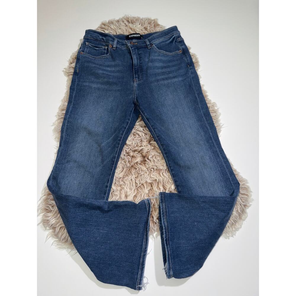 Express women’s stretch high rise boot cut jeans - Picture 14 of 16